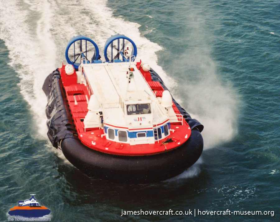 AP1-88 hovercraft promotional day by BHC -  (credit: The <a href='http://www.hovercraft-museum.org/' target='_blank'>Hovercraft Museum Trust</a>).